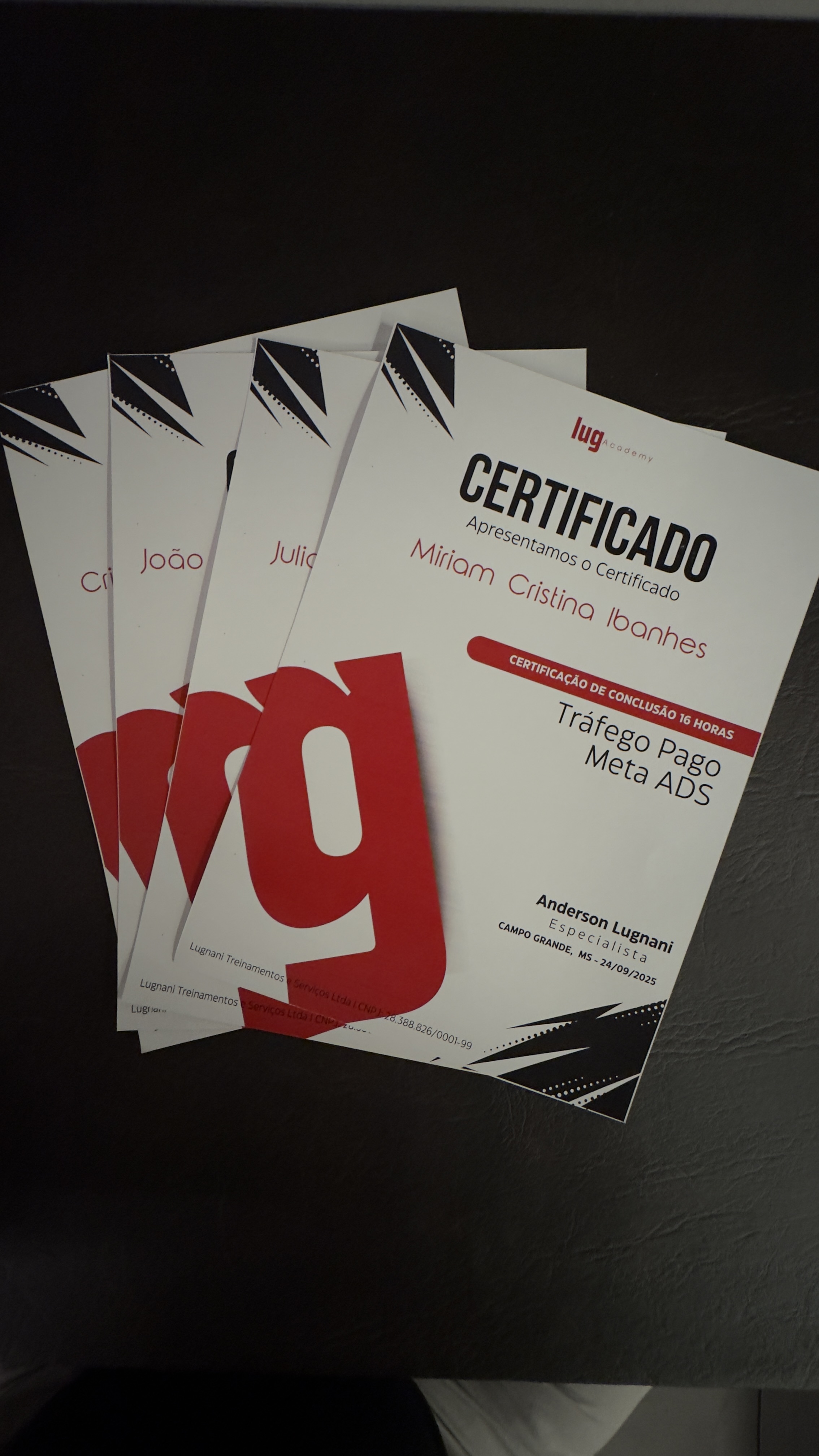 Certificado LUG Academy